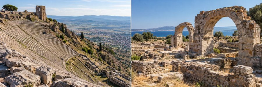 Pérgamo · Alejandría de Tróade · Çanakkale
