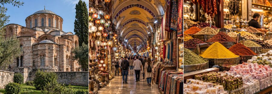 Kariye · Gran Bazar · Bazar de las Especias